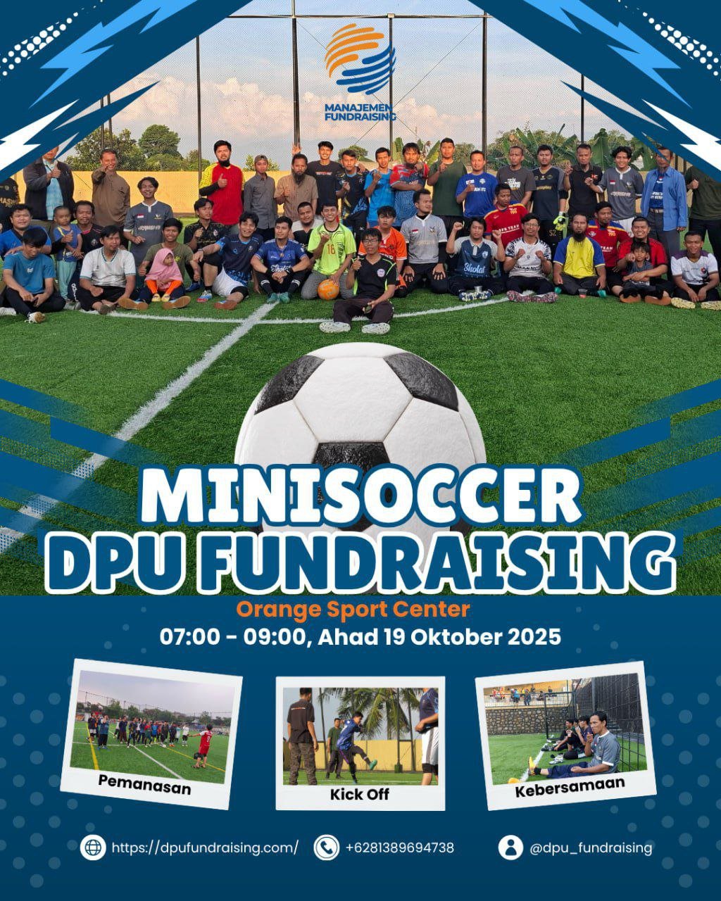 mini soccer dpu fundraising